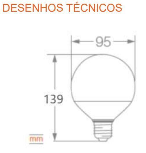 Imagem de Lampada Led Globe 12W 2700K 1200Ml Biv E27 - Osram