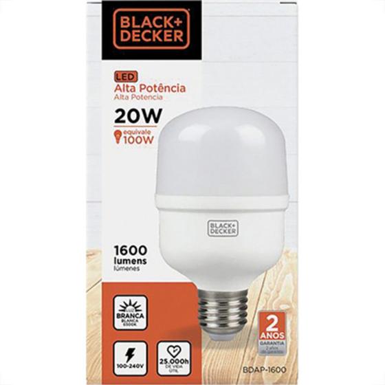 Imagem de Lampada Led Globo 20W E27 6500K Bivolt B_D