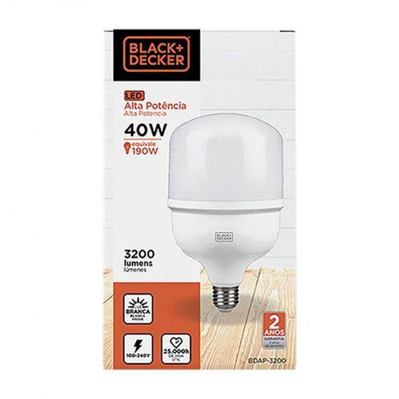 Imagem de Lampada Led Globo 40W E27 6500K Bivolt B_D