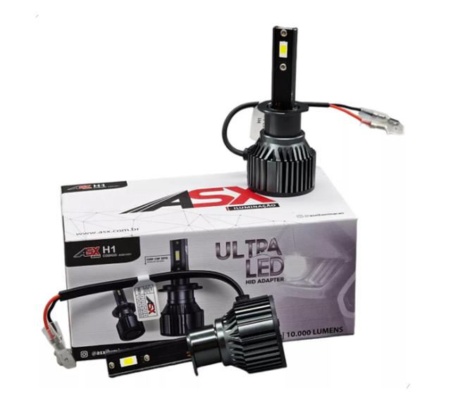 Imagem de Lâmpada led  H1 12v 70w bivolt 12/24v com 10.000 lumens de potencia marca : ASX