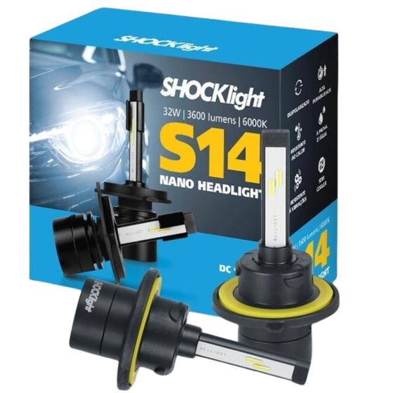 Imagem de Lampada Led H13 12v Automotivo S14 Nano Shocklight 6000k