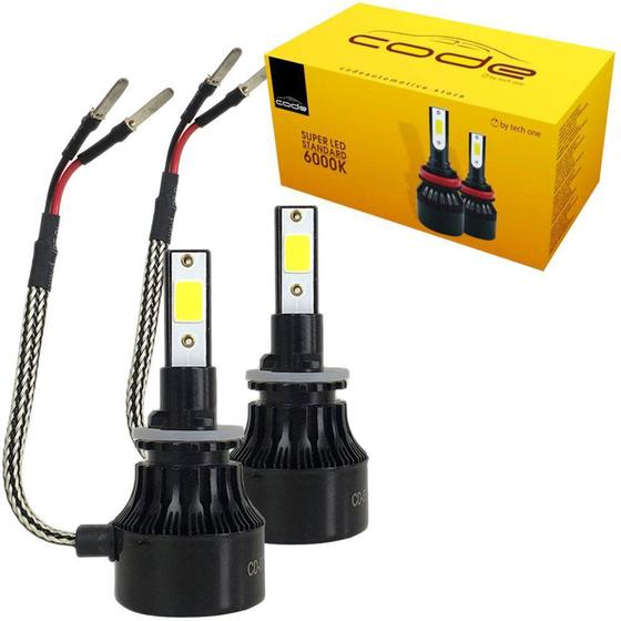 Imagem de Lampada Led H27 881 6000K 7800 Lumens TechOne Code Super LED - Code by TechOne