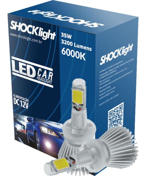 Imagem de Lampada led Head Light H27 Shocklight 3200 Lumens C/ Reator