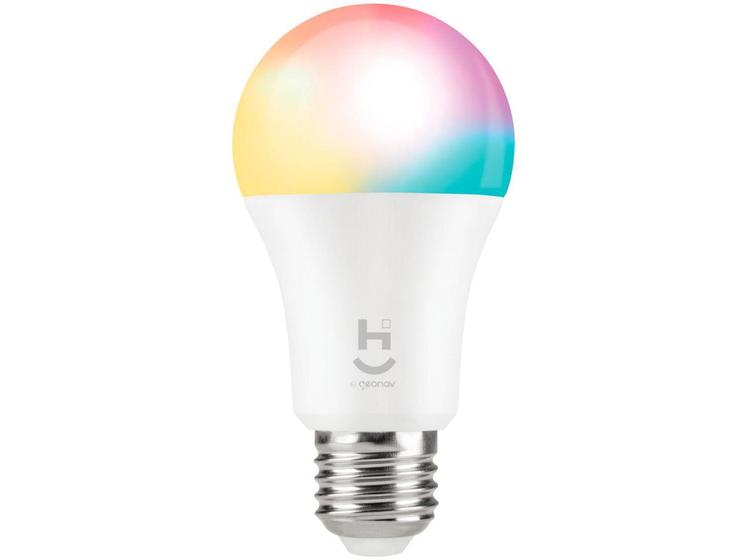 Imagem de Lâmpada LED Inteligente 9W Wi-Fi Bluetooth RGB - 9W 2700K Hi Geonav HIE27QF