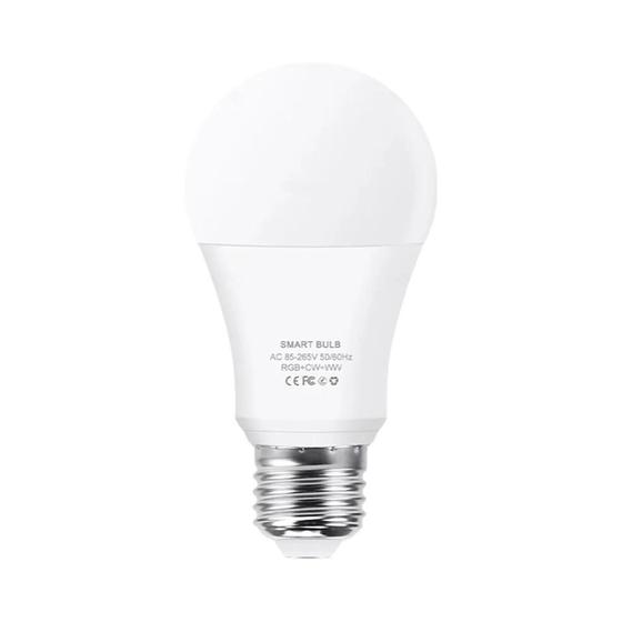 Imagem de Lâmpada LED Inteligente WiFi Tuya E27 RGB - 15W - Compatível com Alexa e Google Home