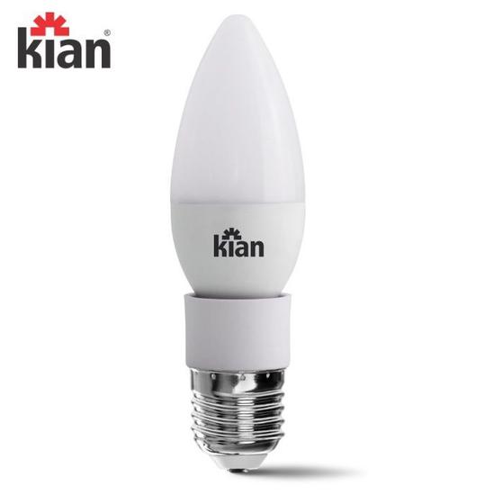 Imagem de Lâmpada  Led  Kian Vela Leitosa 4W 6500K  E14 (+Adaptador E27)