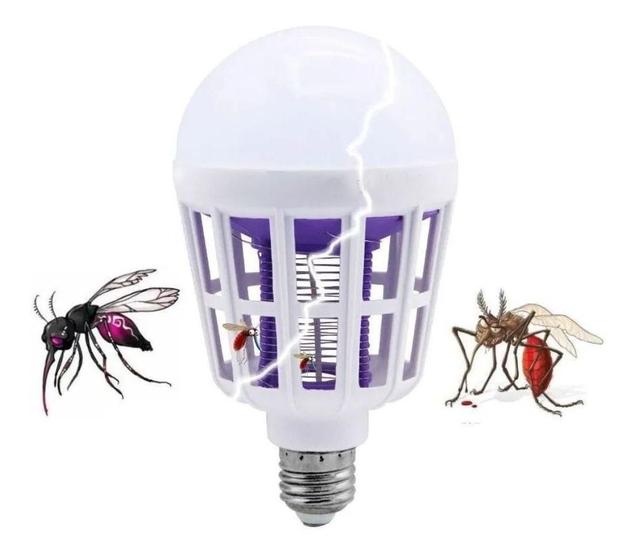 Imagem de Lâmpada LED Mata Mosquito Insetos Pernilongo 15W 110v