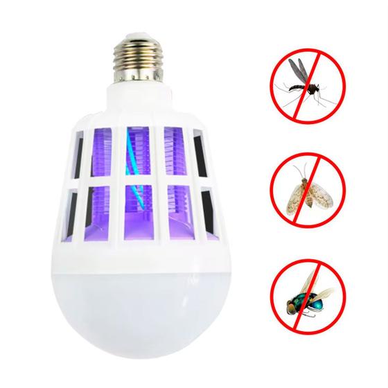 Imagem de Lâmpada Led Mata Mosquitos Pernilongos Uv Potente 15w