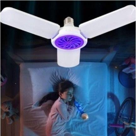 Imagem de Lâmpada Led Matador De Mosquitos Mute Violet 3 Hélices