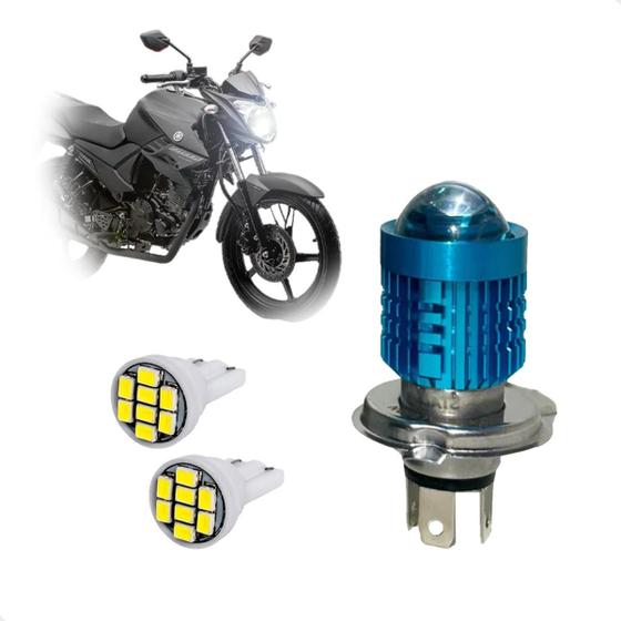 Imagem de Lâmpada Led Moto H4 St-G301 Bombillo 6500k  Alto Baixo Titan 125/150/160/ CB 300 XRE 300 190 Fazer Lander Factor YBR