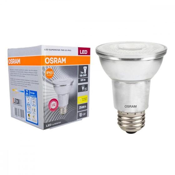 Imagem de Lampada Led Par 20 Osram 7W. 3000K. 525Lm E-27