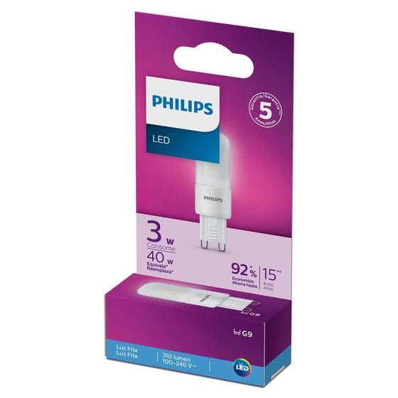 Imagem de Lâmpada Led Philips Capsula 3W branca 300 lúmens BV G9