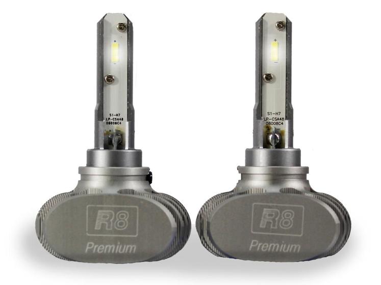 Imagem de Lâmpada Led R8 Premium H4 H1 H3 H7 H11 H16 H27 HB3 HB4 H9012 Com Canceller Sem Erro