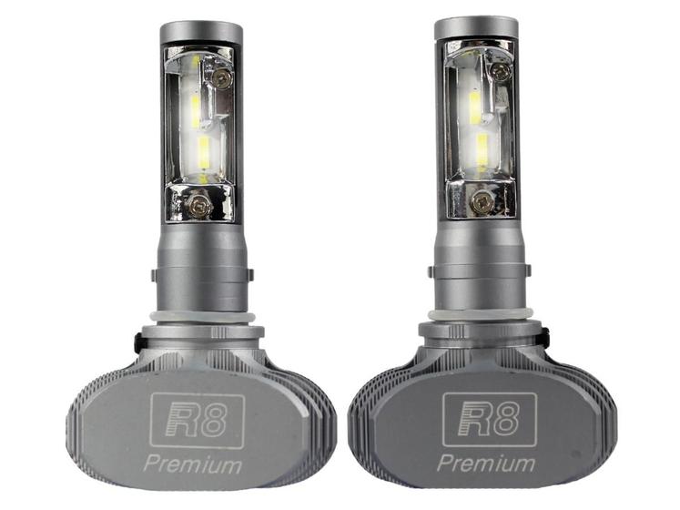 Imagem de Lâmpada Led R8 Premium H4 H1 H3 H7 H11 H16 H27 HB3 HB4 H9012 Com Canceller Sem Erro
