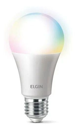 Imagem de Lampada Led Rgb Bulbo 10w Inteligente Smart Wi-fi Elgin
