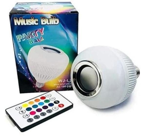 Imagem de Lampada Led Rgb Musical Bluetooth