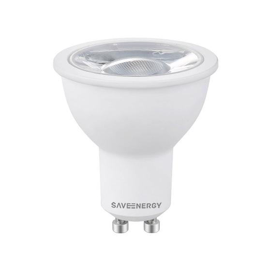 Lâmpada Led Save Energy Dicróica 7W GU10 Bivolt Imagem de Lâmpada Led Save Energy Dicróica 7W GU10 Bivolt