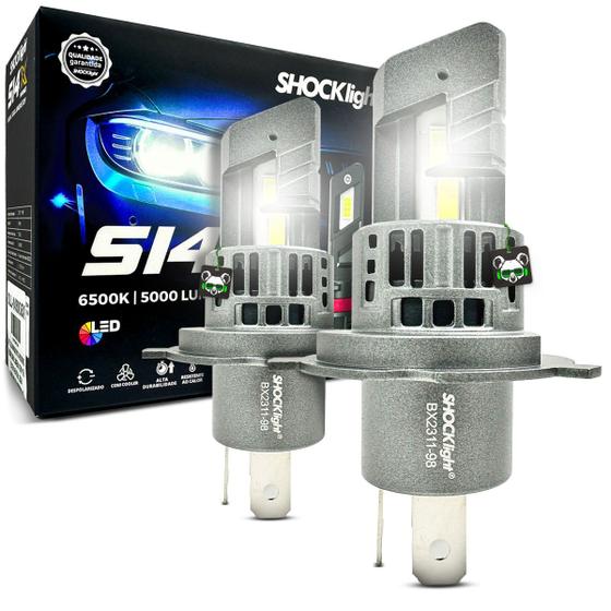 Imagem de Lâmpada Led Shocklight S14X Nano 5000 Lúmens 6500K H4