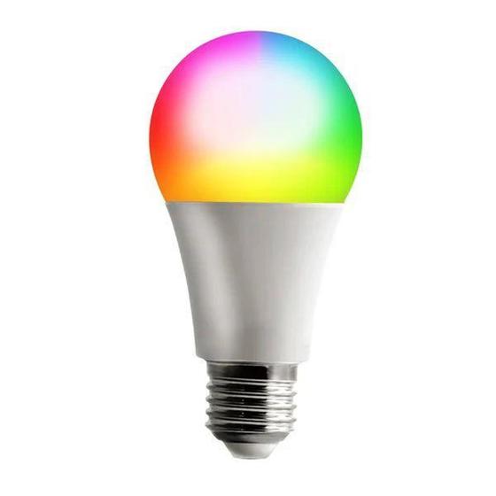 Imagem de Lampada led smart rgb dimerizavel bulbo 9w e27 wifi bluetooth galaxy