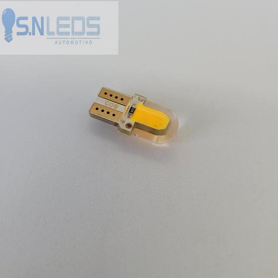 Imagem de Lâmpada Led T10 Chip Cob Gel 6000k Amarelo- gel silicone