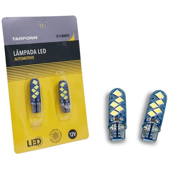 Imagem de Lâmpada Led T10 Silicon 10 Leds SMD 3030 CYBER