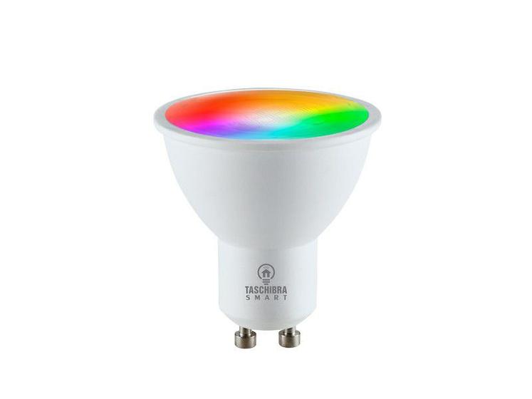 Imagem de Lâmpada LED Taschibra Smart WIFI MR16 8W RGB GU10