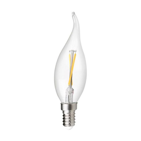 Lâmpada LED Vela Chama Filamento 2W Luz Âmbar 127 Save Energy Menor preço em Lâmpada LED Vela Chama Filamento 2W Luz Âmbar 127 Save Energy