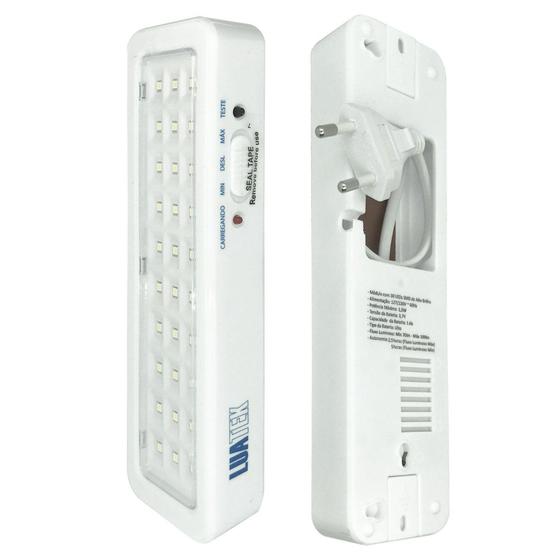 Lâmpada Luminária De Emergência 100lm 30 Leds bivolt alto brilho