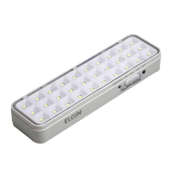 Imagem de Lâmpada Luminária Luz De Emergência Com 30 Leds Bivolt Elgin