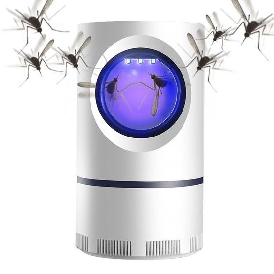 Imagem de Lâmpada mata mosquito pernilongo armadilha LED USB