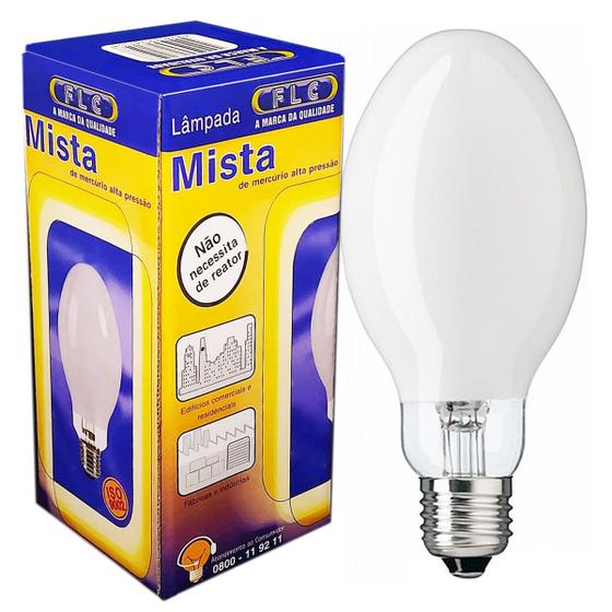 Imagem de Lâmpada Mista Mercúrio Ovóide 160W 220V E27