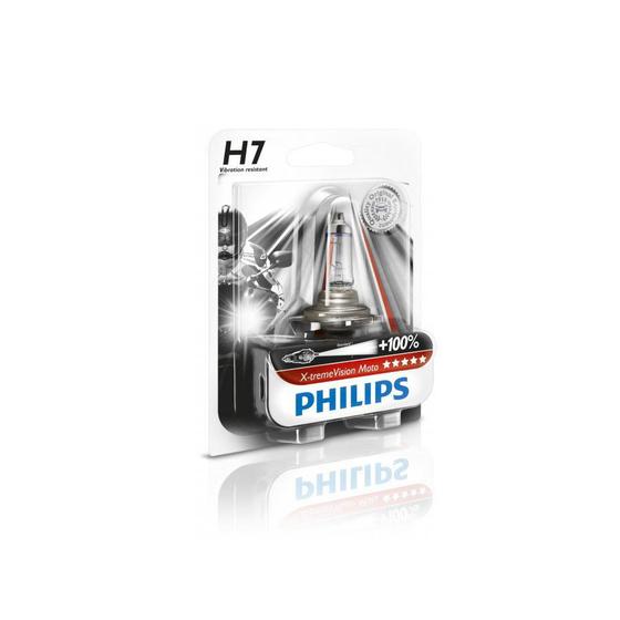 Imagem de Lâmpada Moto Xtreme Vision H7 Philips (unitária) 100%