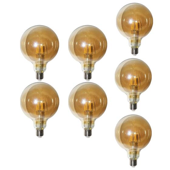 Imagem de Lampada Multifilamento 30W Kit 7 Unidades Decorativo Vintage Bivolt Lustre Pendente Iluminaçao Retro