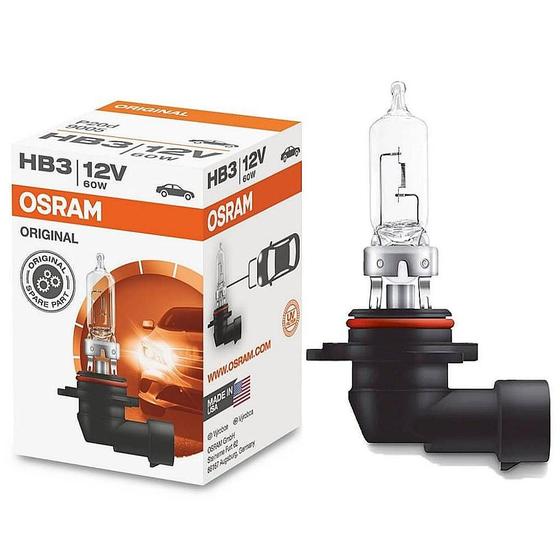 Imagem de Lâmpada Osram Original HB3 60w 12v 3200k P20d 9005