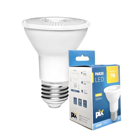 Imagem de Lampada Par 20 Led 7W 2700 K - Branco Quente