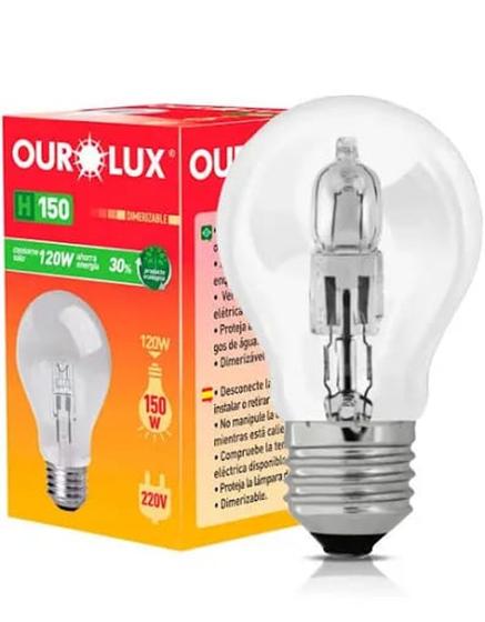 Imagem de Lâmpada para Churrasqueira Ourolux Halógena Incandescente 120w Ecológica 220V