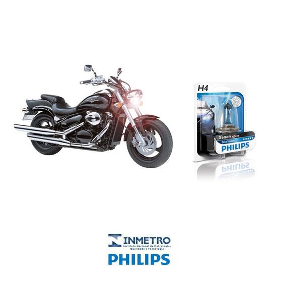 Imagem de Lâmpada Philips BlueVision H4 p/ SUZUKI Boulevard 800