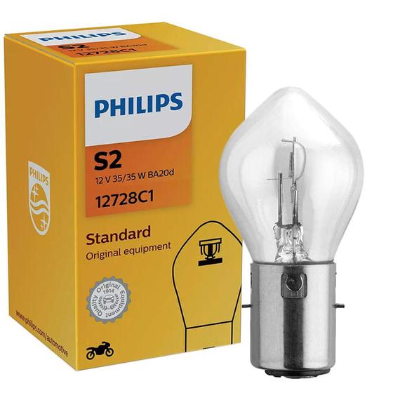 Imagem de Lampada Philips Standard Moto Traxx Moby 50 35/35W 12V S2 Farol 12728C1