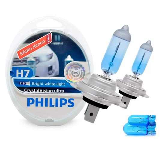 Lampada Philips Super Branca Crystal Vision Ninja 300 H7 55w Menor preço em Lampada Philips Super Branca Crystal Vision Ninja 300 H7 55w