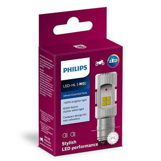 Imagem de Lâmpada Philips Ultinon Essential M5 Moto Led Corrente Contínua