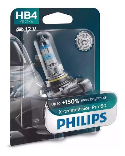 Lâmpada Philips X-treme Vision Pro150 Hb4 51w 12v +150% Luz Menor preço em Lâmpada Philips X-treme Vision Pro150 Hb4 51w 12v +150% Luz