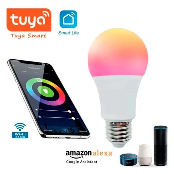 Imagem de Lâmpada Smart Alexa 10w A60 RGB Super Led Wi-fi Inteligente