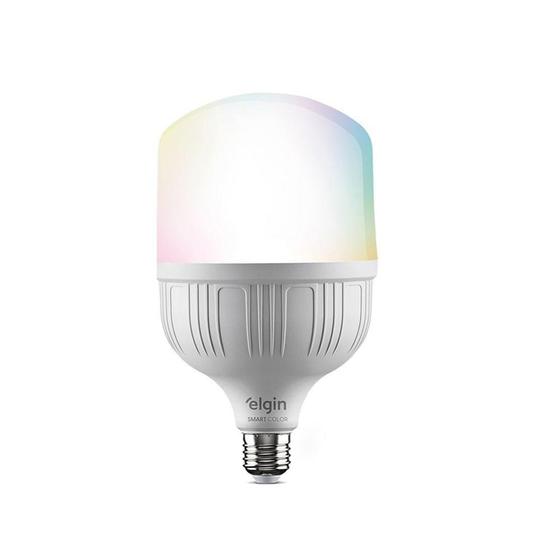 Imagem de Lâmpada Smart Elgin Super Bulbo LED, 20W, RGB, Wifi, Alexa e Google Assistente, Branco - 48LSB20WIFI