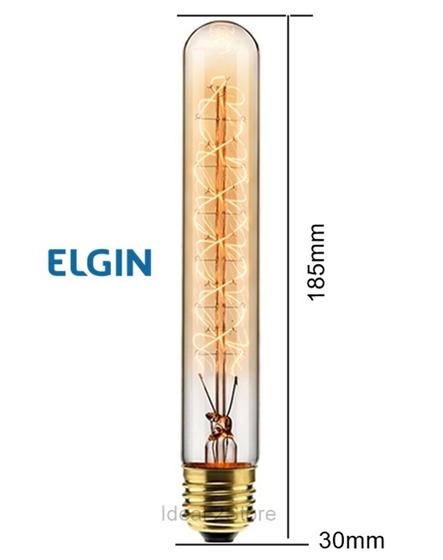 Imagem de Lâmpada T30 Filamento Carbono Vintage 40W 2000K Âmbar