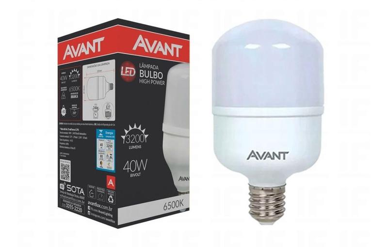 Lâmpada Ultra Led 40w Alta Potência Branca Bivolt Avant Menor preço em Lâmpada Ultra Led 40w Alta Potência Branca Bivolt Avant