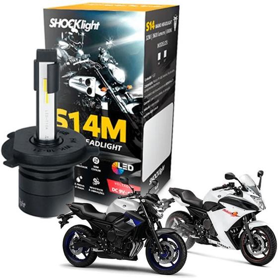 Imagem de Lâmpada Ultra Led Farol Moto Yamaha Xj6 N 2010 2011 2012