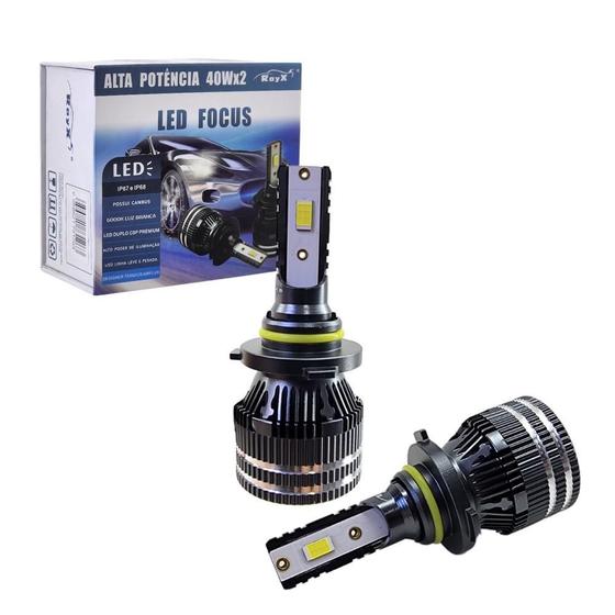 Imagem de Lampada Ultraled Farol Ray-X Led Focus Hb3 40Wx2 Com Canbus