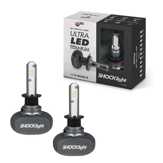 Imagem de Lâmpada UltraLed Titanium H1 Farol Alto Duplo Saveiro G6 /16