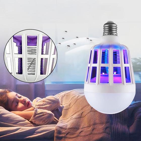 Imagem de Lâmpada Uv Mata Pernilongo Mosquito Led Potente 15w