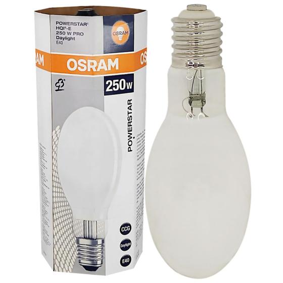 Imagem de Lâmpada Vapor Metalica Ovoide 250w E40 Osram Hqi-e